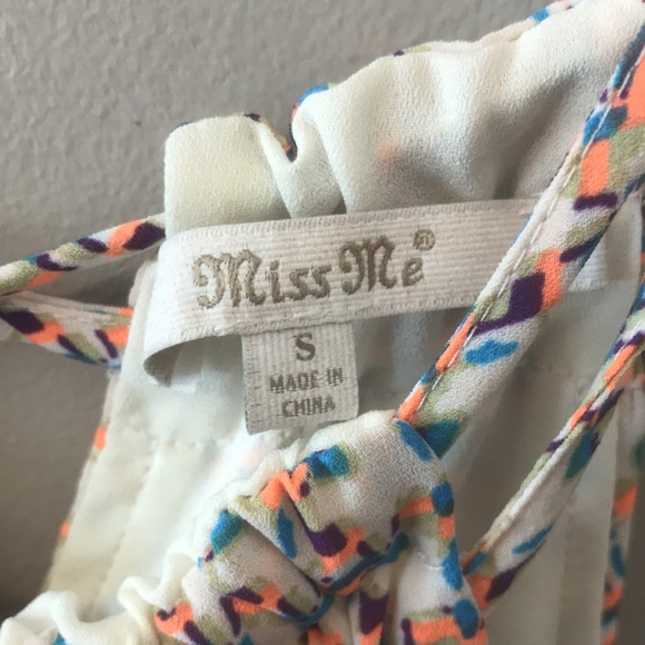 Miss Me sun dress S handkerchief skirt - Picture 3 of 7